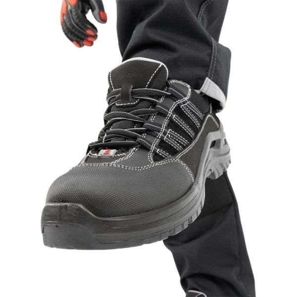 Полуботинки мужские Brodeks Cyclone BRS102 S1P, чёрный