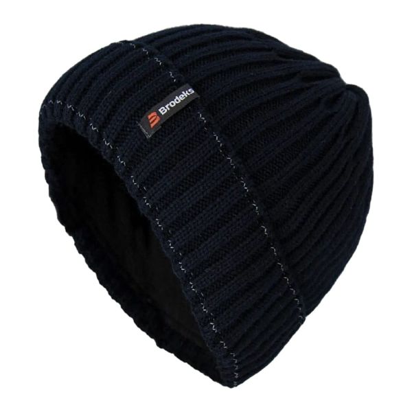 Шапка Brodeks fleece lining, тёмно-синий