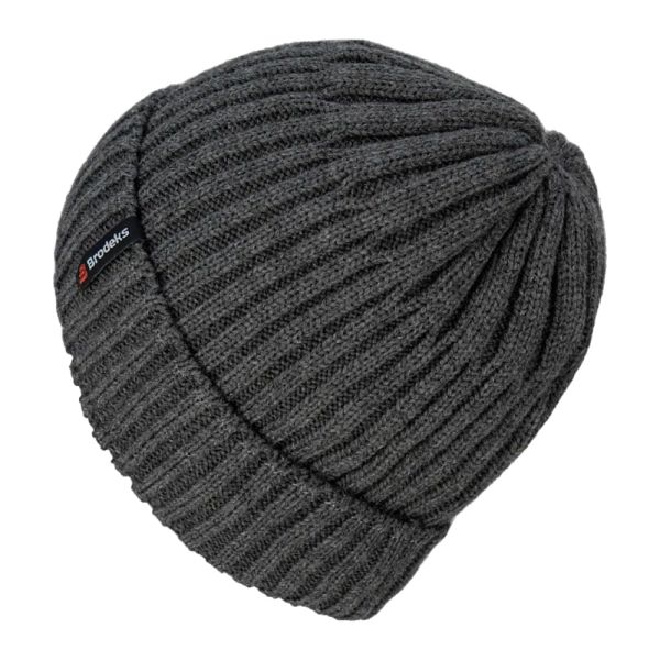 Шапка Brodeks fleece lining, тёмно-серый
