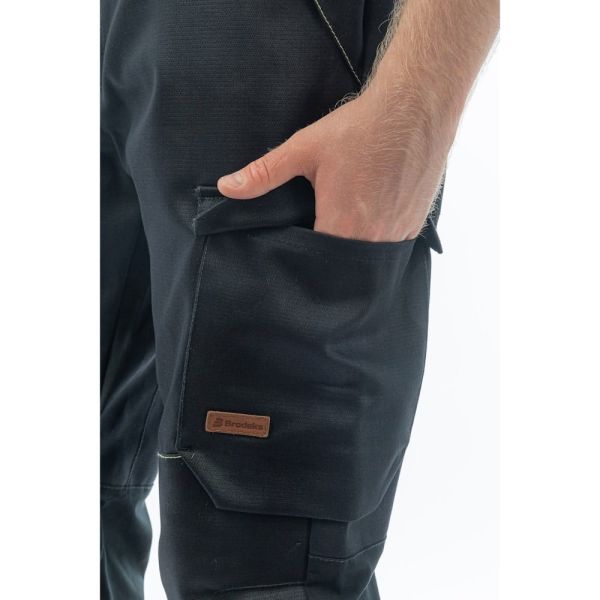 Брюки сварщика 2 класса Brodeks FS 38-02, чёрный