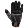 Перчатки рабочие Brodeks G-63i, серый, чёрный, красный