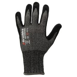 Перчатки рабочие Brodeks GC-21, серый, чёрный