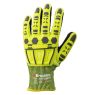 Перчатки рабочие Brodeks GC-22i, серый, чёрный, жёлтый