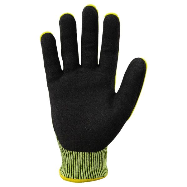 Перчатки рабочие Brodeks GC-22i, серый, чёрный, жёлтый