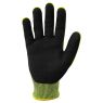 Перчатки рабочие Brodeks GC-22i, серый, чёрный, жёлтый