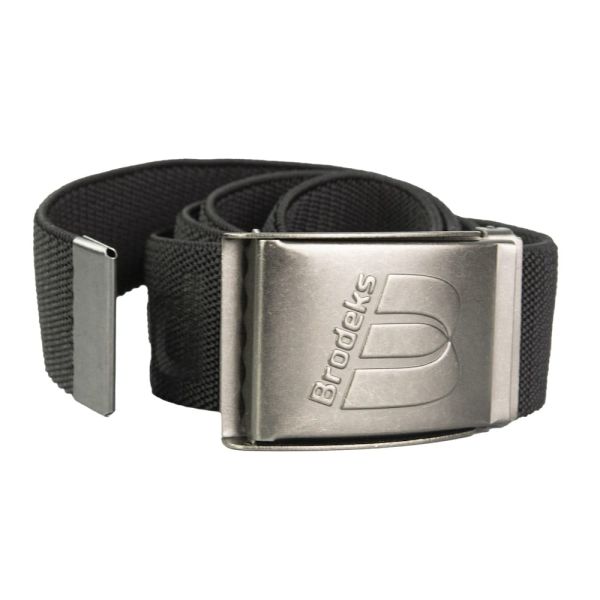Ремень Brodeks KM128 + стрейч, черный 140 см