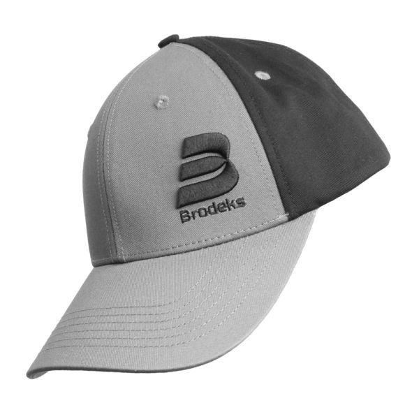 Бейсболка Brodeks KM130, серый, черный