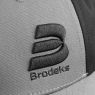 Бейсболка Brodeks KM130, серый, черный