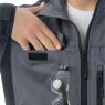Куртка Brodeks KS202-C, 100% ХБ, графит серый, чёрный