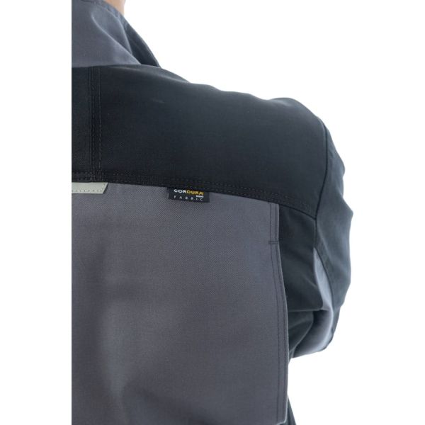 Куртка Brodeks KS202-C, 100% ХБ, графит серый, чёрный