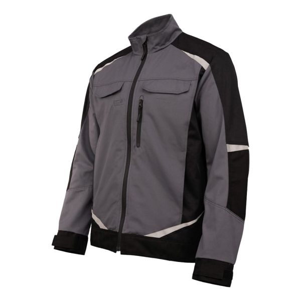 Куртка Brodeks KS202-C, 100% ХБ, графит серый, чёрный