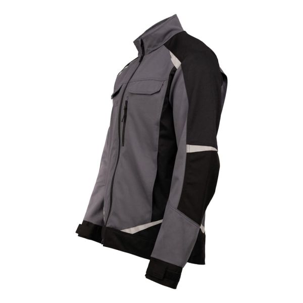 Куртка Brodeks KS202-C, 100% ХБ, графит серый, чёрный