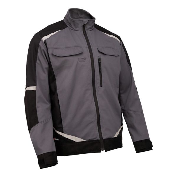 Куртка Brodeks KS202-C, 100% ХБ, графит серый, чёрный