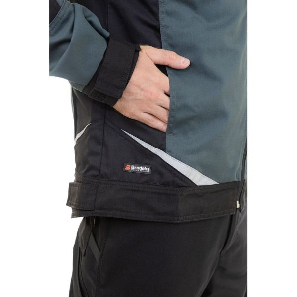 Куртка Brodeks KS202, хвойный, чёрный