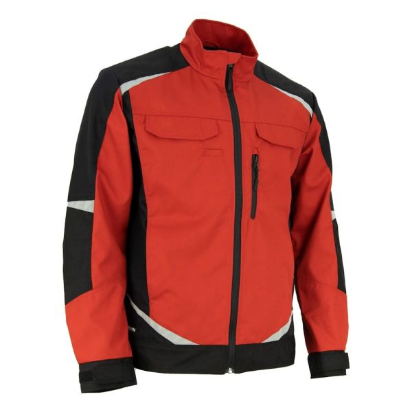 Куртка Brodeks KS202, красный, чёрный