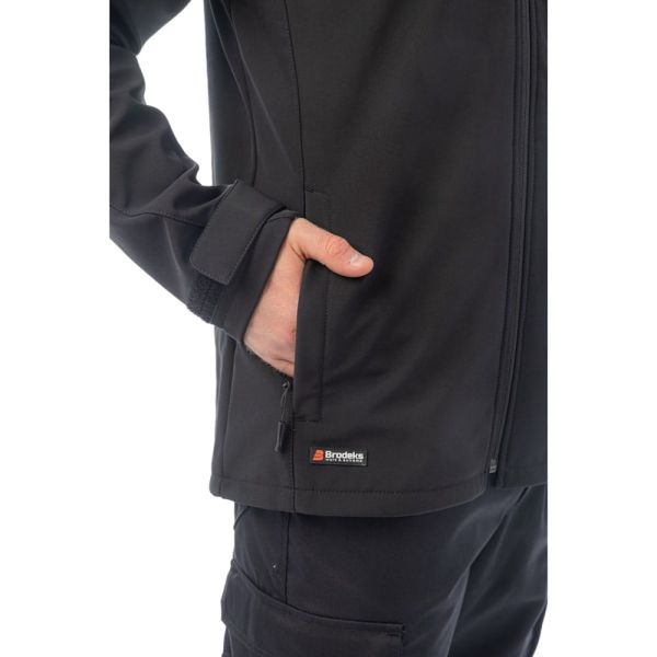 Куртка софтшелл Brodeks KS207, чёрный