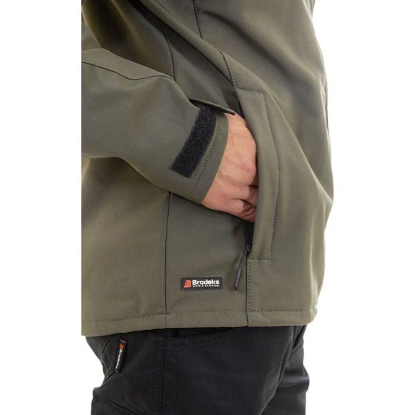 Куртка софтшелл Brodeks KS207, хаки