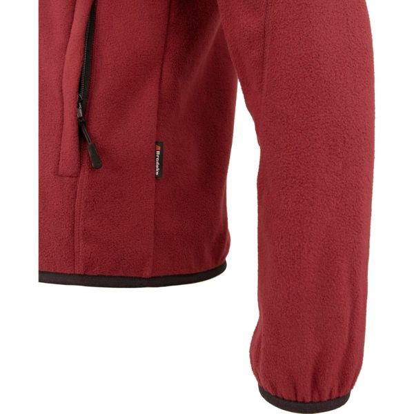 Толстовка флисовая Brodeks KS211, бордо
