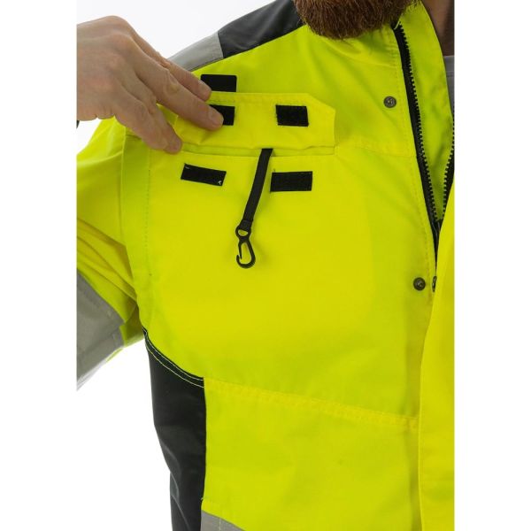 Куртка сигнальная Brodeks KS225, жёлтый, чёрный