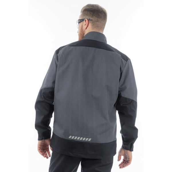 Куртка летняя Brodeks KS234, серый, чёрный
