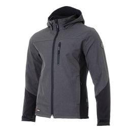 Куртка софтшелл Brodeks KS237, серый, чёрный