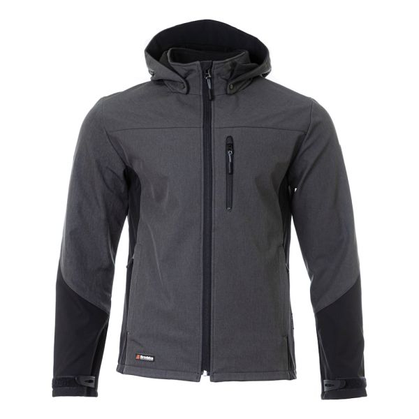 Куртка софтшелл Brodeks KS237, серый, черный