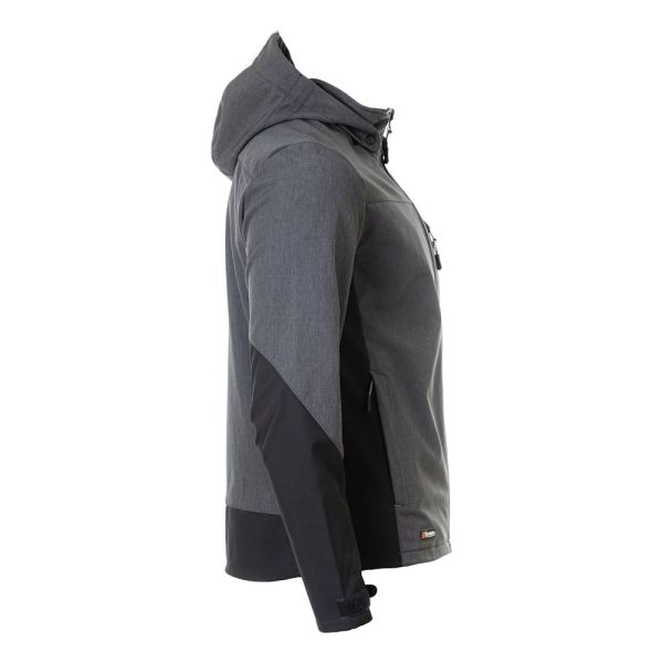 Куртка софтшелл Brodeks KS237, серый, черный