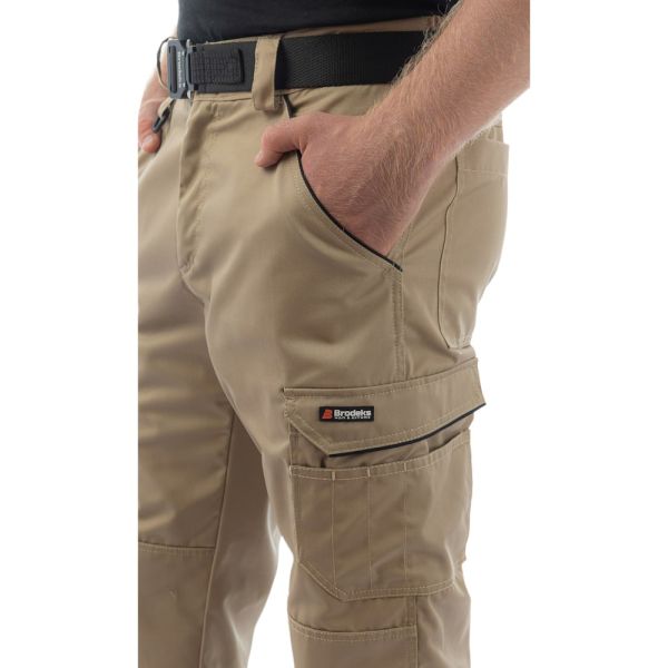 Брюки Brodeks KS301, бежевый