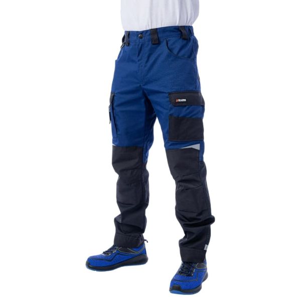 Брюки Brodeks KS302, синий, чёрный