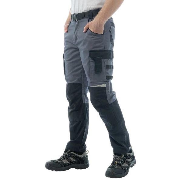 Брюки Brodeks KS302-C, 100% хлопок, графит серый, чёрный