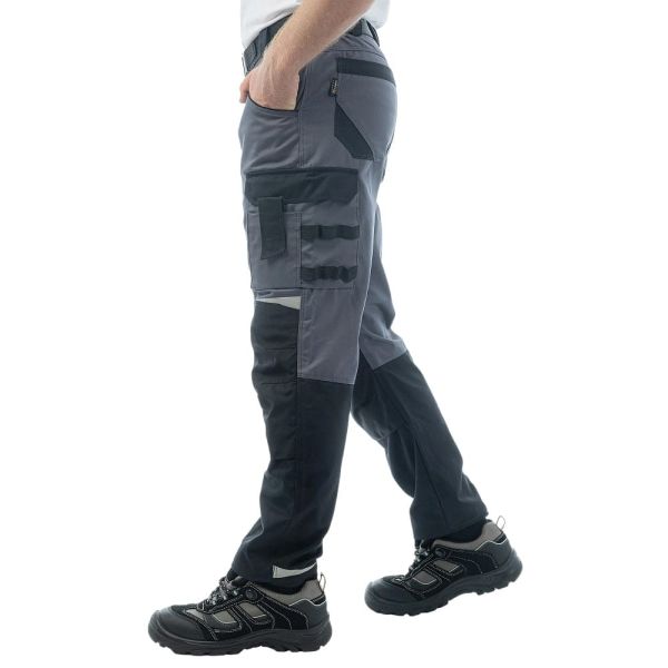 Брюки Brodeks KS302-C, 100% хлопок, графит серый, чёрный