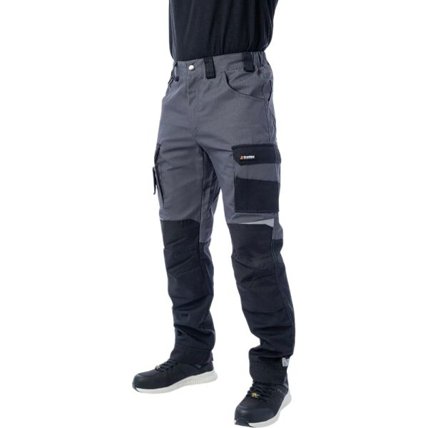 Брюки Brodeks KS302, серый, чёрный