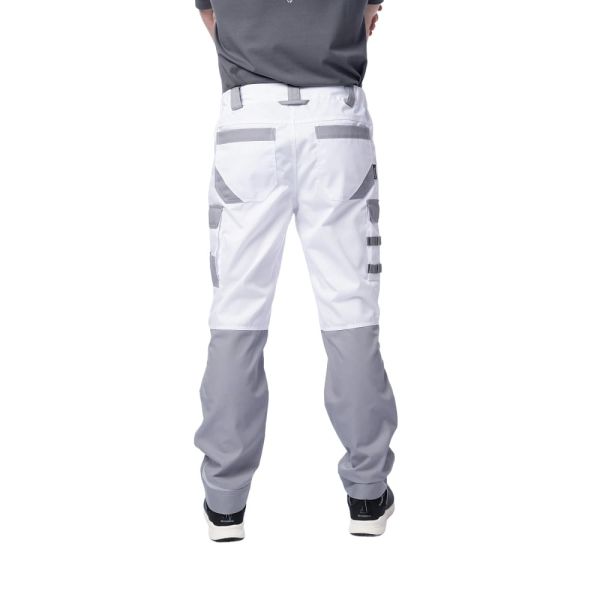 Брюки Brodeks KS302, белый, серый