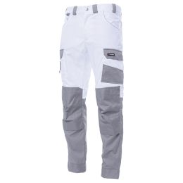 Брюки Brodeks KS302, белый, серый