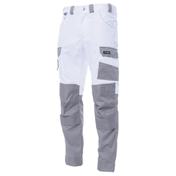 Брюки Brodeks KS302, белый, серый