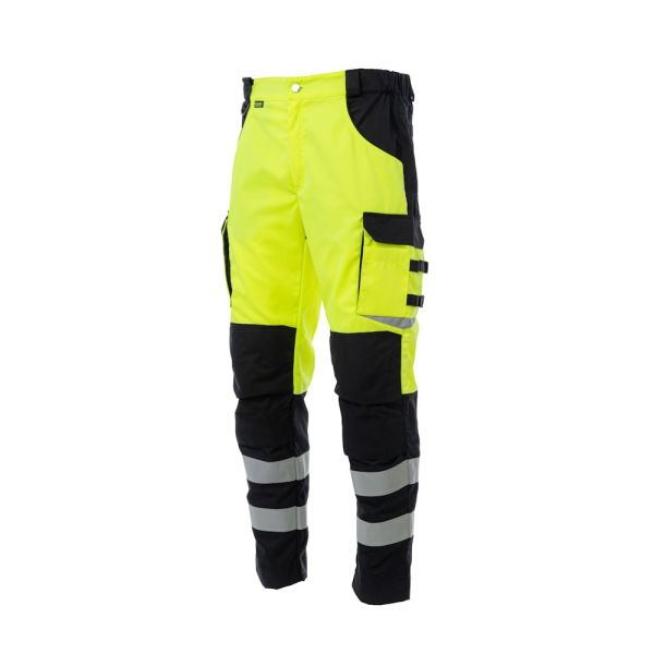 Брюки сигнальные Brodeks KS309, желтый, черный