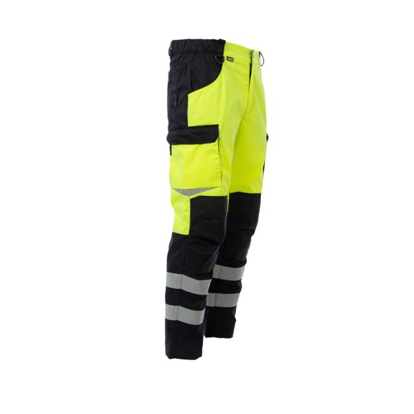 Брюки сигнальные Brodeks KS309, желтый, черный