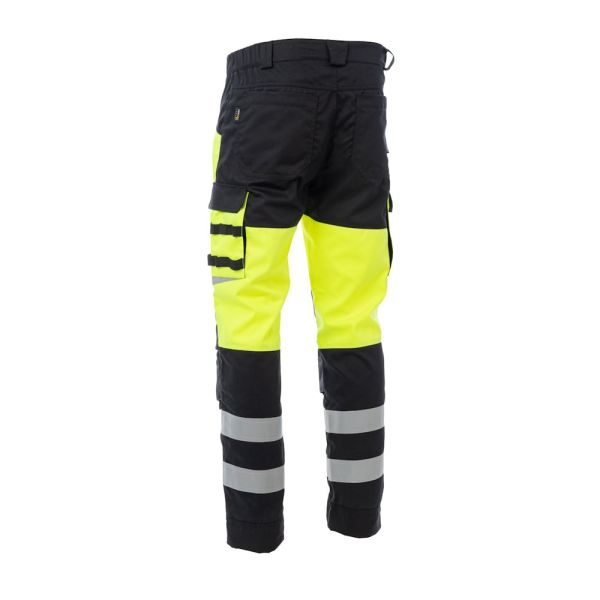 Брюки сигнальные Brodeks KS309, желтый, черный