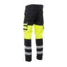 Брюки сигнальные Brodeks KS309, желтый, черный