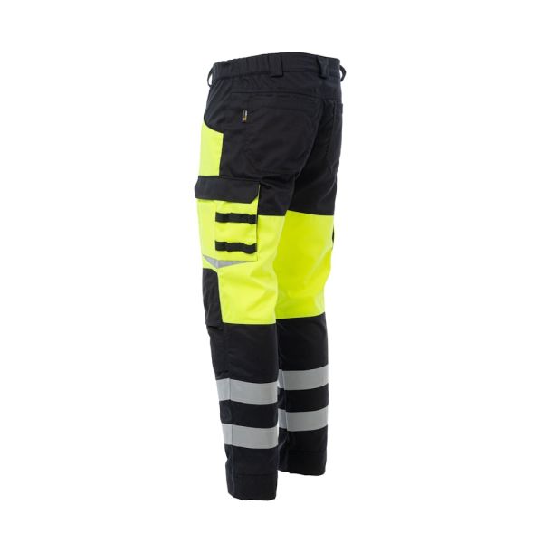 Брюки сигнальные Brodeks KS309, желтый, черный