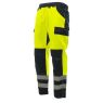 Брюки сигнальные Brodeks KS313, жёлтый, чёрный