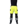 Брюки сигнальные Brodeks KS313, жёлтый, чёрный