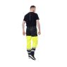 Брюки сигнальные Brodeks KS313, жёлтый, чёрный