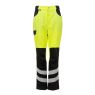 Брюки сигнальные женские Brodeks KS319, жёлтый, чёрный