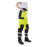 Брюки сигнальные женские Brodeks KS319, жёлтый, чёрный