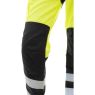 Брюки сигнальные женские Brodeks KS319, жёлтый, чёрный