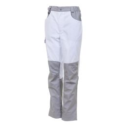 Брюки рабочие женские Brodeks KS328, белый, серый