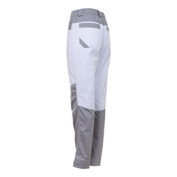 Брюки рабочие женские Brodeks KS328, белый, серый