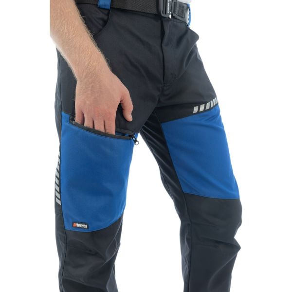 Брюки Brodeks KS334, синий, черный
