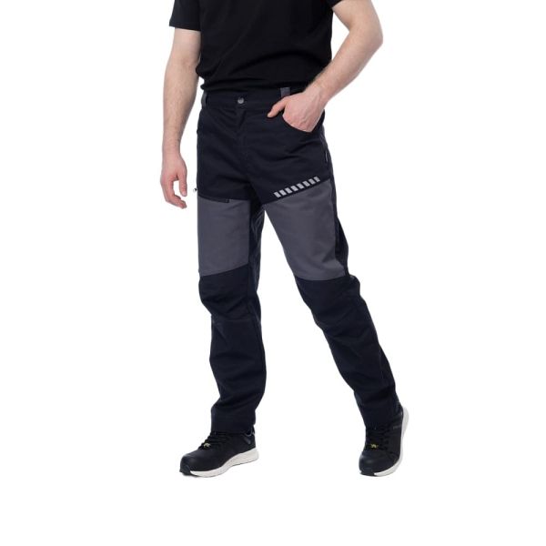 Брюки Brodeks KS334, серый, чёрный
